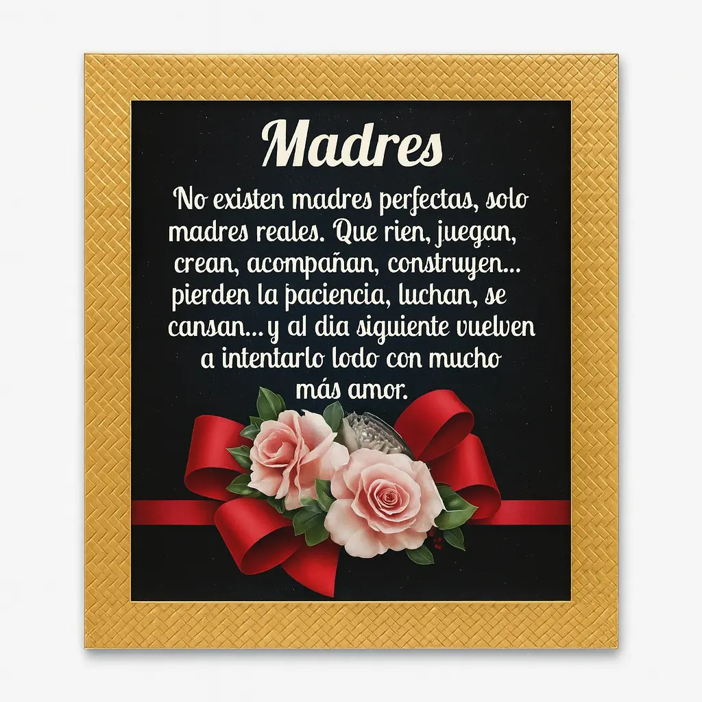 004 Cuadro Madres con marco dorado.webp